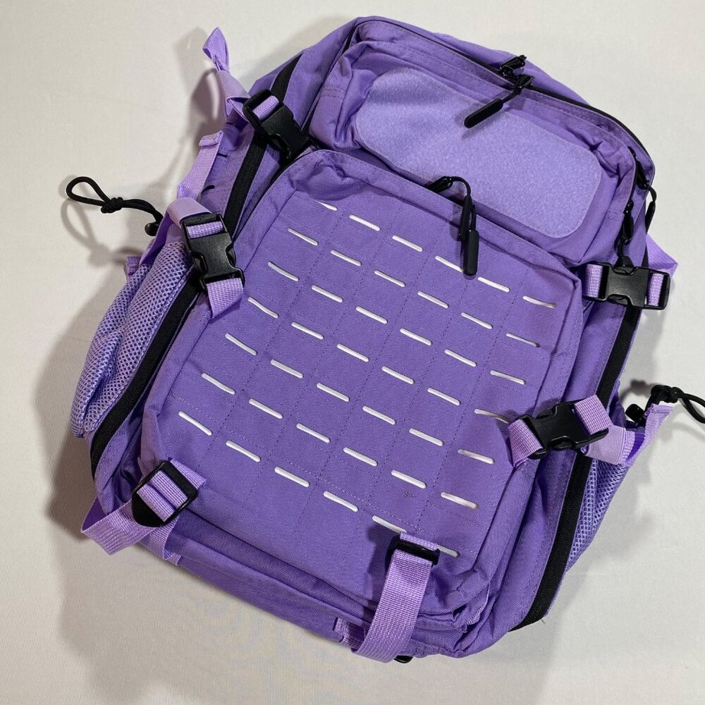 45L Tactical Molle Backpack Purple For Outdoor Travel Or Work Use